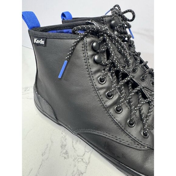 Keds Boots Womens Size 9 Scout Splash Duck Rain Ortholite Black Blue Waterproof - Picture 3 of 15